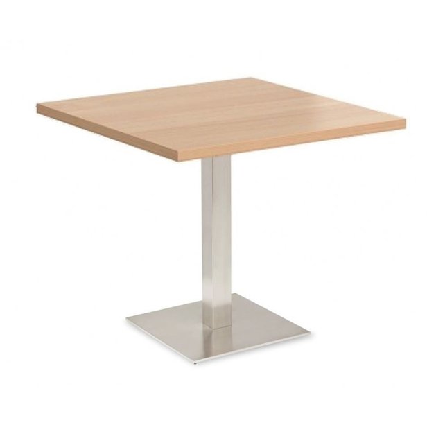 Supporting image for YB777 - Palma Square Table with Pedestal Base - 800 x 800mm