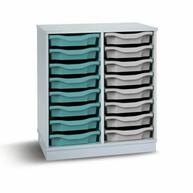 Supporting image for Y203210 - Grey 16 Tray Unit (NO Doors)