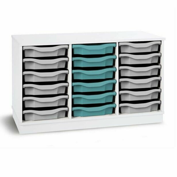 Supporting image for Y203214 - White 18 Tray Unit (No Doors)