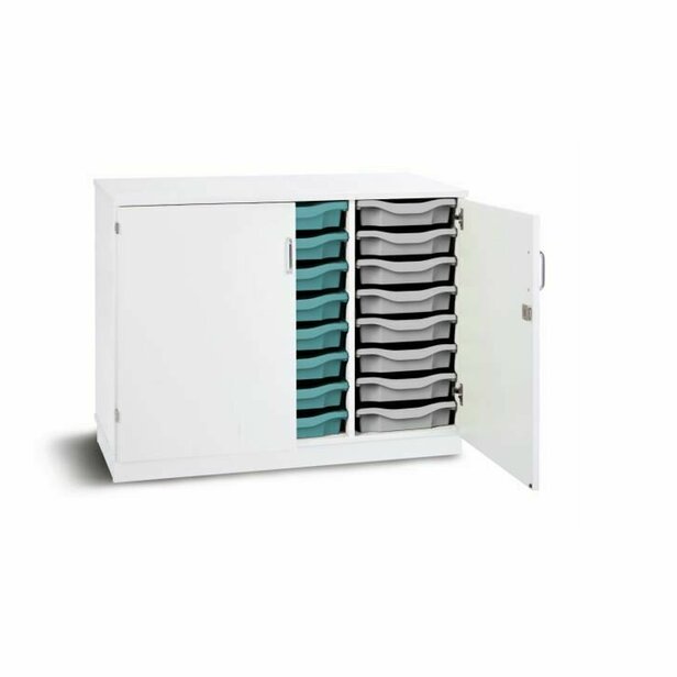 Supporting image for Y203224 - White 24 Tay Unit (Lockable Doors)