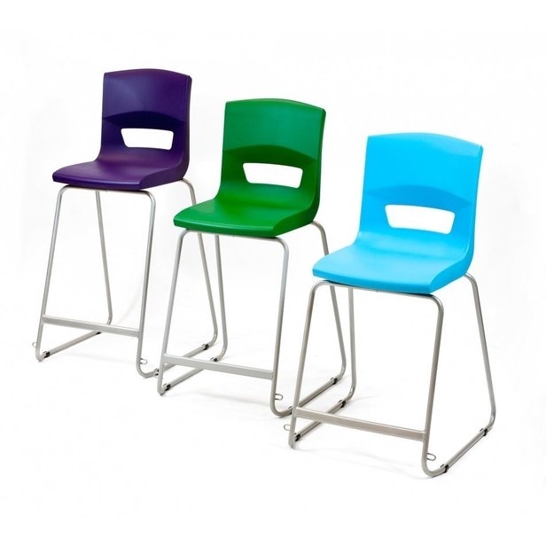 Supporting image for Mono Posture High Stools with Backrest