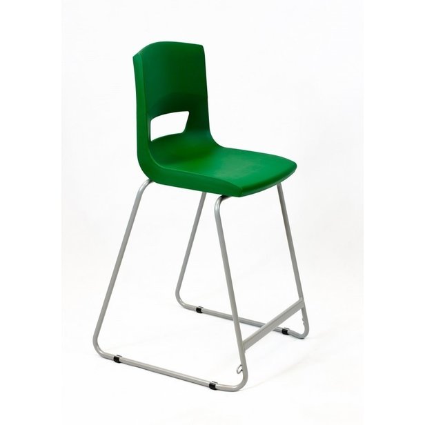 Supporting image for Y100131 - Mono Posture High Stool with Backrest - H610mm
