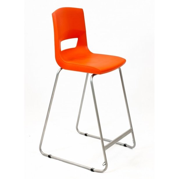 Supporting image for Y100132 - Mono Posture High Stool with Backrest - H685mm