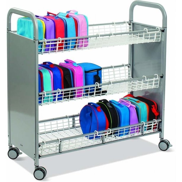 Supporting image for Y203482 - Lunchbox Trolley - Silver