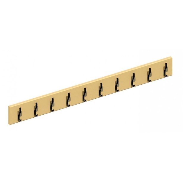 Supporting image for Fitted Single Coat Rail - 10 Hooks