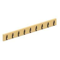 Supporting image for Fitted Single Coat Rail - 9 Hooks
