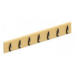 Supporting image for Fitted Single Coat Rail - 7 Hooks