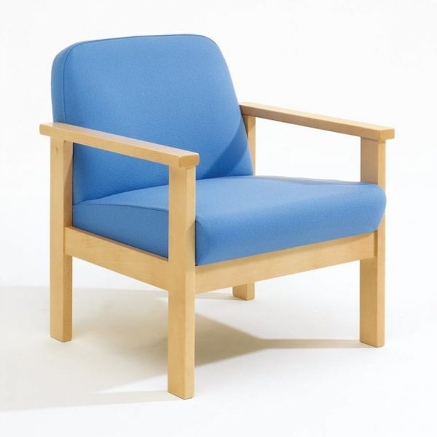 Supporting image for Meridian Low Back Beech Arm Chair