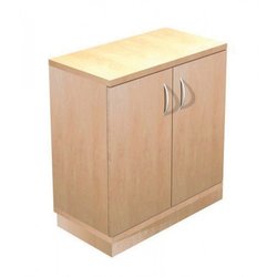 Supporting image for Alpine Essentials 2 Shelf Cupboard with Double Doors - W800