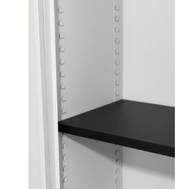 Supporting image for Steel Shelf for Tambour Cupboard - Black