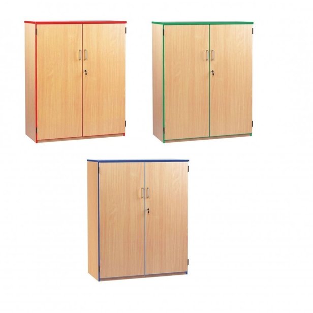 Supporting image for Coloured Edge Storage - Medium Cupboard Unit