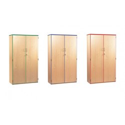 Supporting image for Coloured Edge Storage - High Cupboard Unit