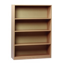 Supporting image for Y200055 - Bookcase, H1250mm - WHITE