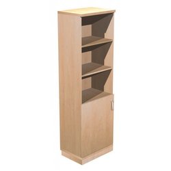 Supporting image for Alpine Essentials Combo 3 Shelf Bookcase & Double Door Cupboard - W600