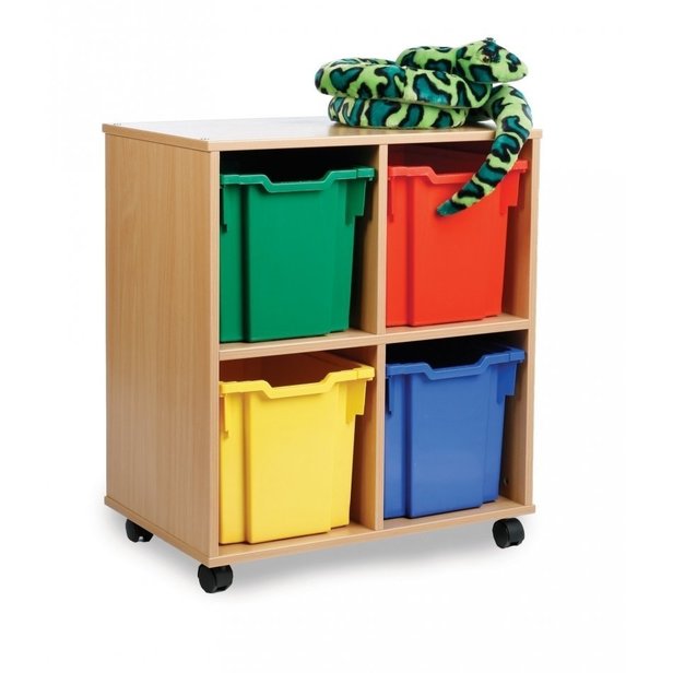 Supporting image for Y203084 - 4 Jumbo Unit - Mobile - No Doors - MAPLE
