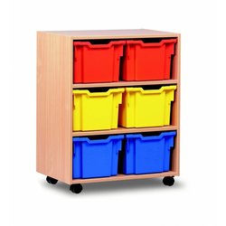 Supporting image for Y203096 - 6 Extra Deep Unit - Mobile - No Doors - MAPLE