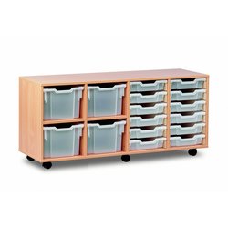 Supporting image for Y203108 - 10 Tray Unit - Mobile - No Doors - MAPLE