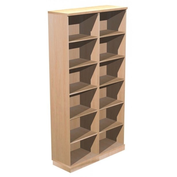 Supporting image for Alpine Essentials 6 Shelf Open Bookcase - W1200