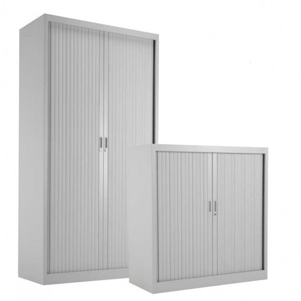 Supporting image for Steel Tambour Cupboards