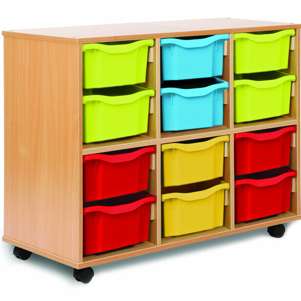 Supporting image for Allsorts 12 Deep Tray Storage Unit