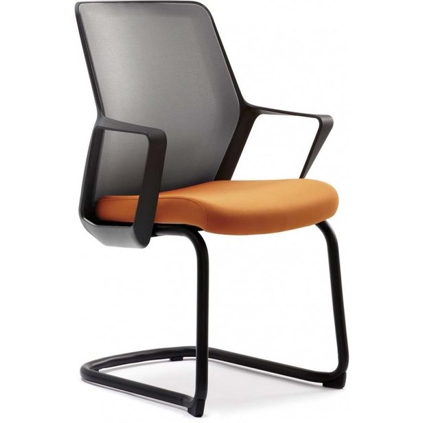 Supporting image for Y610800 - Mesh Back Cantilever Chair -Black Frame