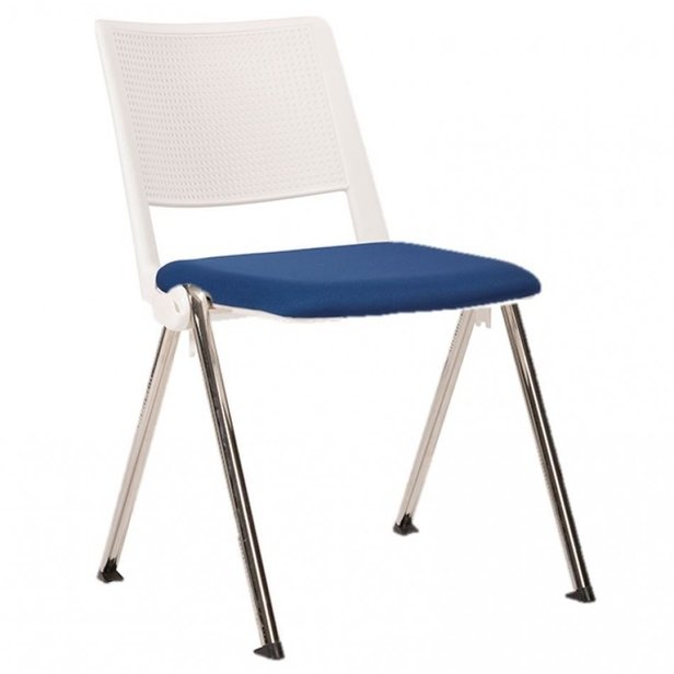 Supporting image for Y612606 - Chair with Upholstered Seat & White Back