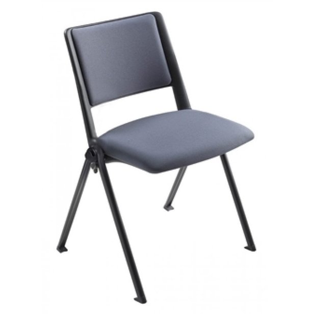 Supporting image for Y612608 - Chair with Upholstered Seat & Back (Black Shell)