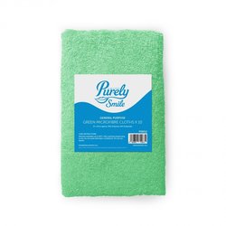 Supporting image for Microfibre Cloths Green Pack of 10