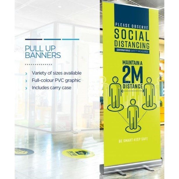 Supporting image for Social Distancing Pop Up Banner