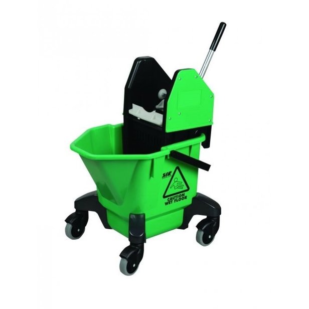 Supporting image for Green Ladybug Kentucky Mop Bucket With Wringer