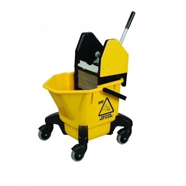 Supporting image for Yellow Ladybug Kentucky Mop Bucket With Wringer