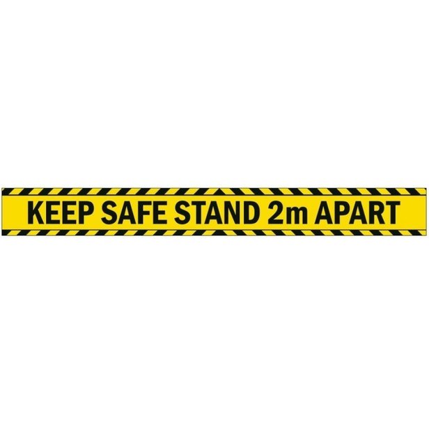 Supporting image for 'Stand 2m Apart' Vinyl Laminated Floor Sticker Sign