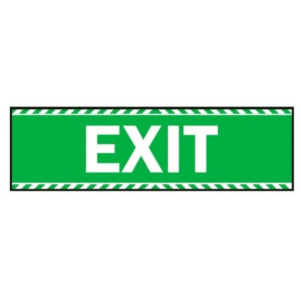 Supporting image for 'Exit' Vinyl Laminated Self Adesive Sticker Sign