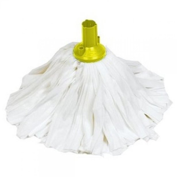 Supporting image for EXEL BIG WHITE SOCKET MOP - HEAD YELLOW