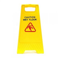 Supporting image for PLASTIC PANEL SIGN - CAUTION WET FLOOR