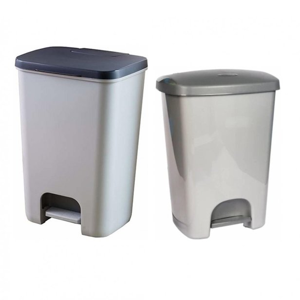 Supporting image for Springfield 40 Litre Pedal Bin - Grey - Single Pack
