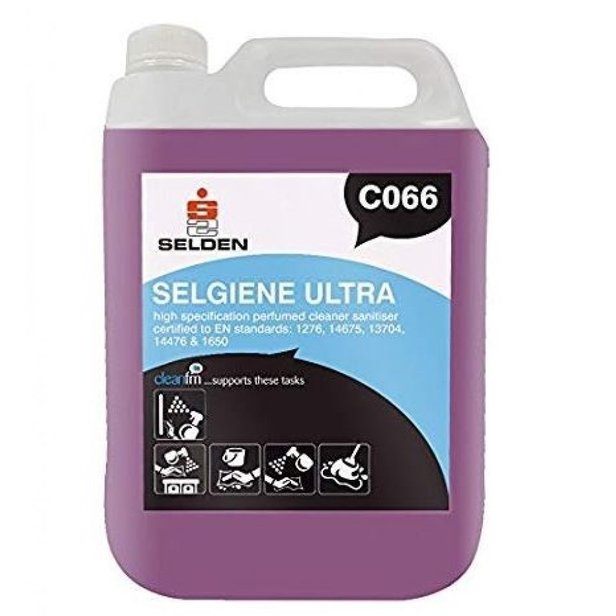 Supporting image for Top Seller - Selgiene Microsol Ultra Cleaner Sanitiser Refill 5L - Pack of 2