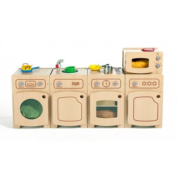 Supporting image for Creative! Role Play Complete Kitchen Set - Maple