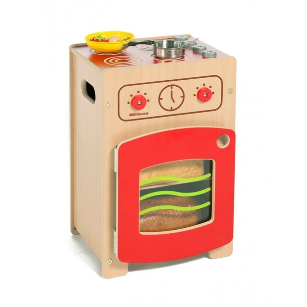 Supporting image for Creative! Role Play Oven/Hob Unit - Red