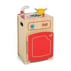 Supporting image for Creative! Role Play Sink/Dishwasher Unit - Red