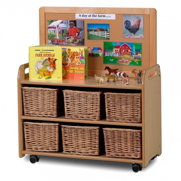 Supporting image for Creative! Storage Unit with Display Top Panel - Baskets