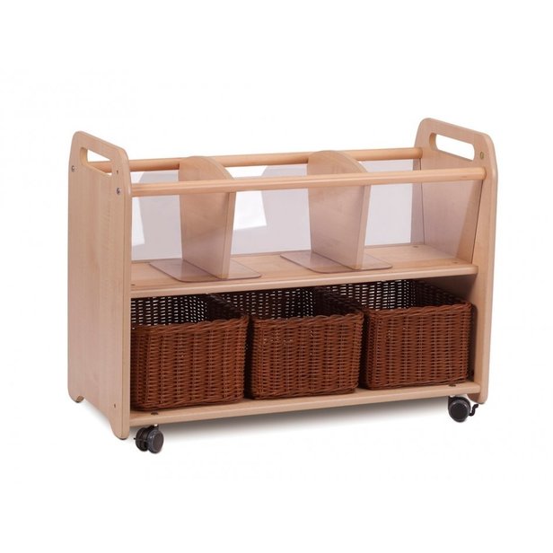 Supporting image for Creative! Mobile Clear View Browser/Storage Unit - Baskets