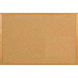Supporting image for YMDFCK1812 - Cork Noticeboard with Wooden MDF Frame - W1800 x H1200