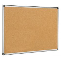 Supporting image for YCORKN1512 - Aluminium Framed Cork Noticeboard - W1500 x H1200