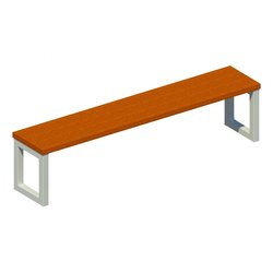 Supporting image for Statik Hoop Dining Bench 1000mm