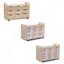Supporting image for Creative! 3 Column Tray Storage Unit (730mm Height)