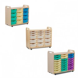 Supporting image for Creative! 3 Column Tray Storage Unit (900mm Height)
