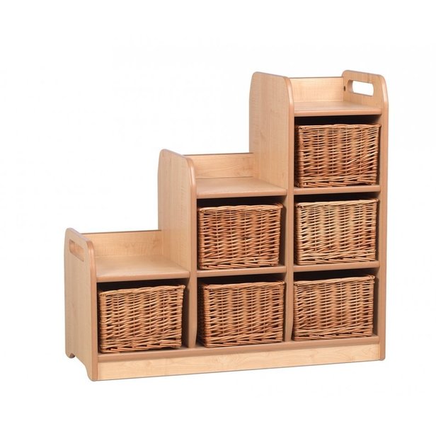 Supporting image for Creative! Stepped Storage Right Hand - 6 Baskets