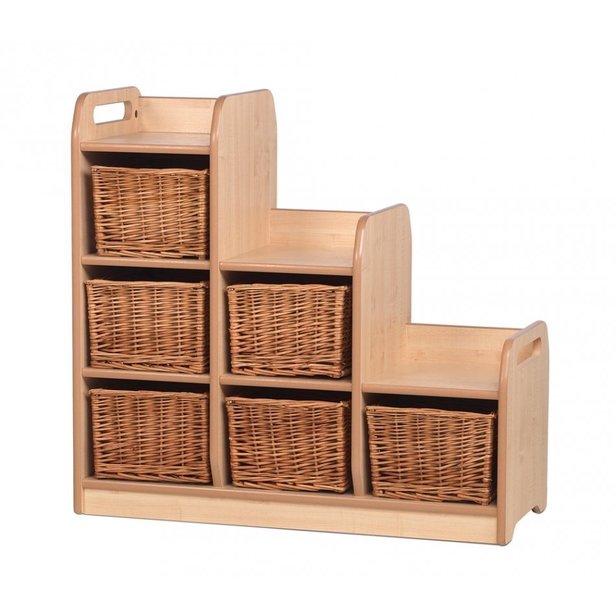 Supporting image for Creative! Stepped Storage Left Hand - 6 Baskets
