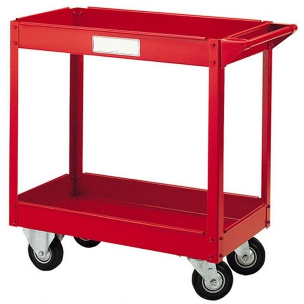 Supporting image for 2 Tier PPE Janitorial Trolley
